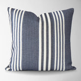 Rylee vintage stripe pillow-Navy