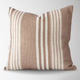 Rylee Vintage Stripe Pillow-Coffee