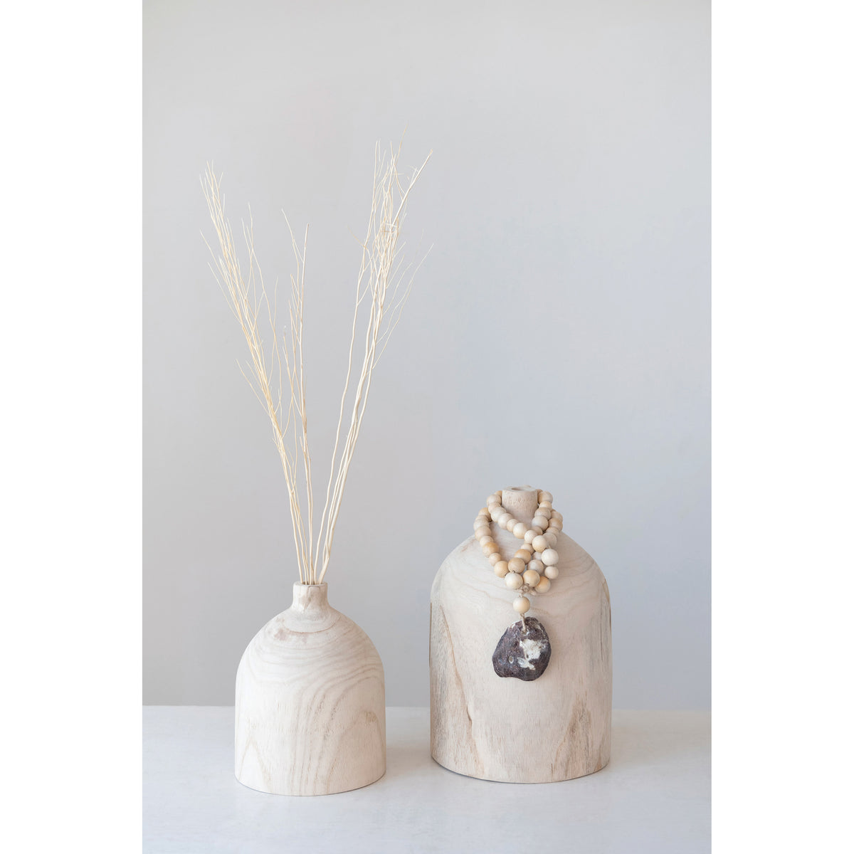 Flor Wood Vase - Small