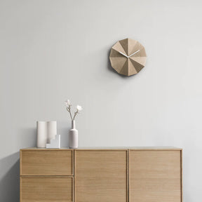 Wooden Geometric Wall Clock